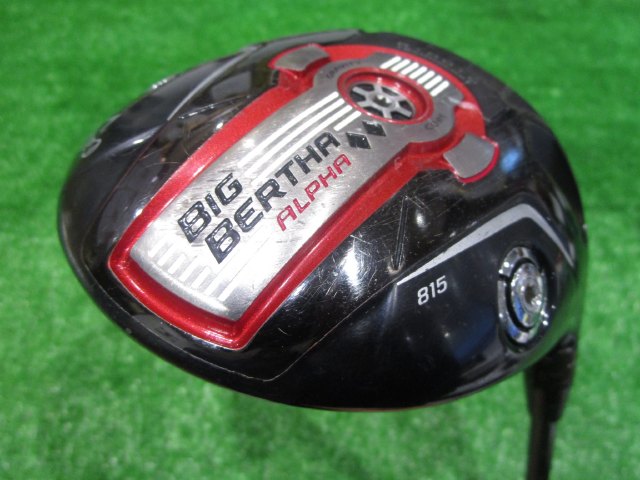 中古 ビックバーサALPHA815 9°ドライバー ゴルフ用品