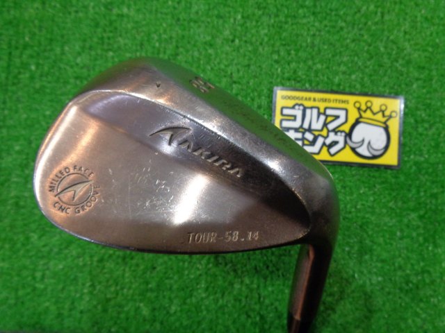 中古ゴルフ アキラ ツアーウェッジ58-14 58°