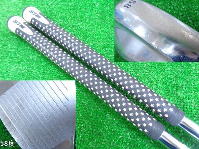 中古 grindworks Super precision CNC milled 2本セット 52.58°ウェッジ ゴルフ用品