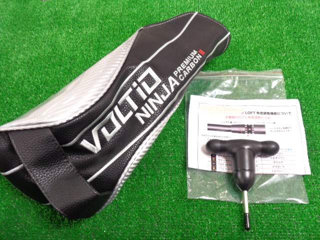 中古 VOLTIO NINJA PREMIUM CARBON II Hi 10.5°ドライバー ゴルフ用品