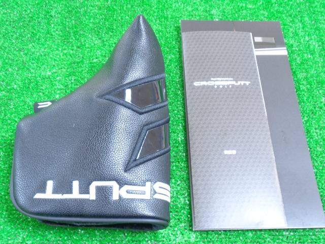 中古 クロスパット RED BLACK LABEL RDパター ゴルフ用品