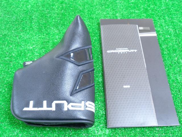 中古 クロスパット RED BLACK LABEL RDパター ゴルフ用品