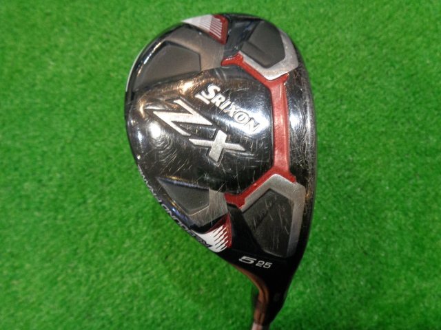 中古ゴルフ スリクソンZX HYBRID #5 25°の写真