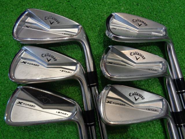 中古ゴルフ X-FORGED STAR 2024 6本の写真