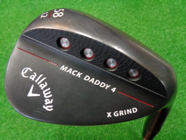 中古ゴルフ MACK DADDY4 マットブラック 58X-12 58°の写真