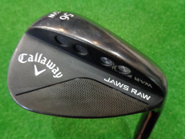 中古ゴルフ JAWS RAW BLACK 56-12W 56°