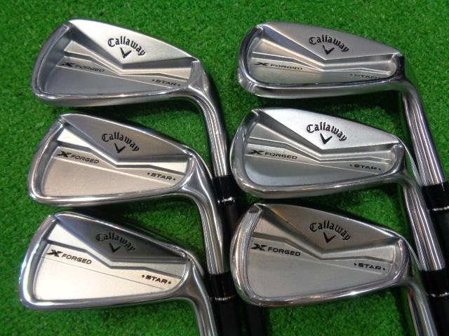 中古ゴルフ X-FORGED STAR 2024 6本の写真