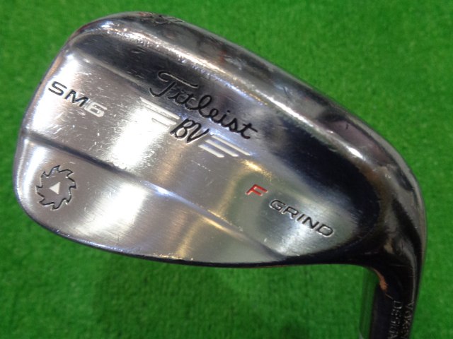 中古ゴルフ ボーケイSM6ツアークローム52-12F 52°の写真