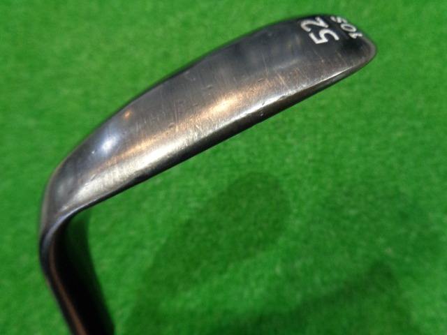 中古 JAWS RAW BLACK 52-10S 52°ウェッジ ゴルフ用品