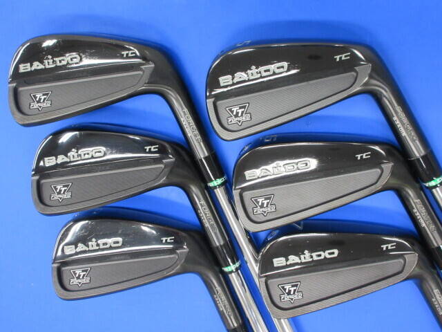 中古ゴルフ BALDO TT FORGED TOUR CAVITY IRON TC BLACK  6本の写真