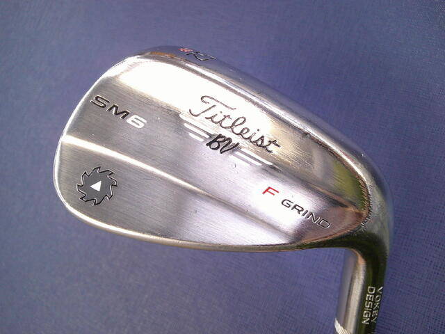 中古ゴルフ Vokey SM6 ツアークローム 52゜-08 Fの写真