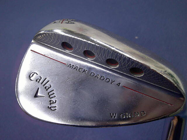 中古ゴルフ MACK DADDY 4 クロムメッキ W-GRIND 54゜-12の写真