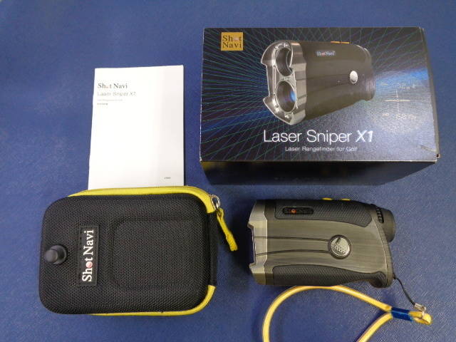 中古 Shot Navi Laser Sniper X1距離測定器 ゴルフ用品