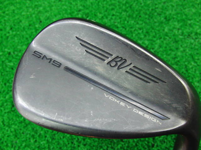 中古ゴルフ Vokey SM9 ジェットブラック 54°-14Fの写真