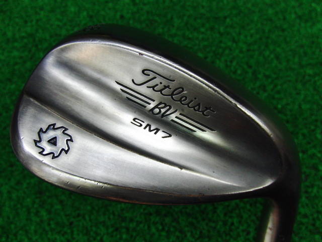 中古ゴルフ Vokey SM7 ブラッシュドスチール 58゜-14Kの写真