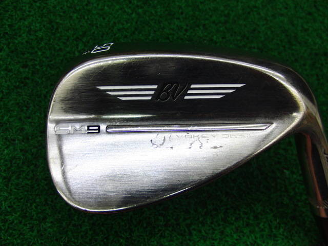 中古ゴルフ Vokey SM9 ブラッシュドスチール 50°-12Fの写真