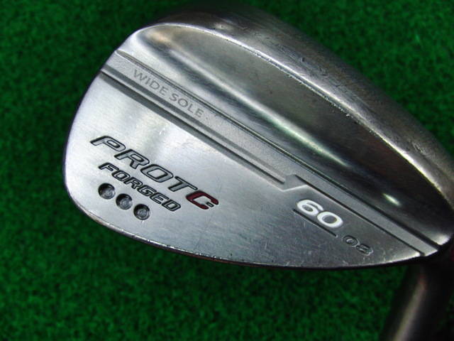 中古ゴルフ PROTO-CONCEPT FORGED 60°/08°の写真