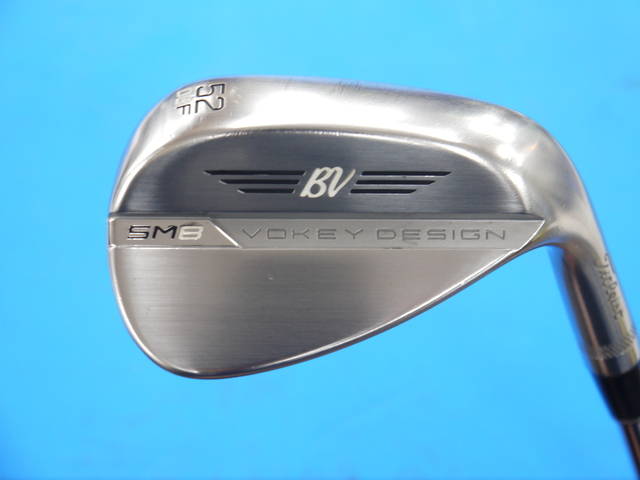 中古ゴルフ Vokey SM8 ツアークローム 52°-8Fの写真