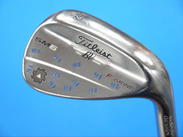 中古ゴルフ Vokey SM6 ツアークローム 52゜-08 Fの写真