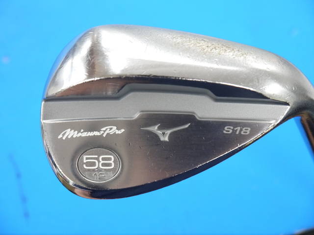 中古ゴルフ Mizuno Pro S18 サテン 58゜-12の写真