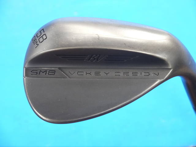 中古ゴルフ Vokey SM8 ジェットブラック 58°-8Mの写真
