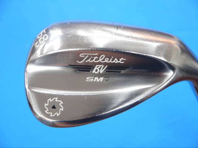 中古ゴルフ Vokey SM7 ツアークローム 58゜-08Mの写真