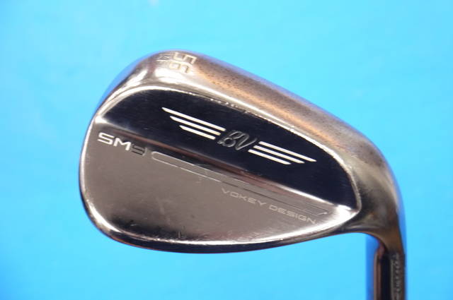 中古ゴルフ Vokey SM9 ブラッシュドスチール 56°-14Fの写真