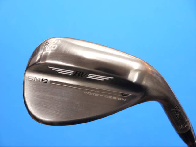 中古ゴルフ Vokey SM9 ブラッシュドスチール 58°-10Sの写真
