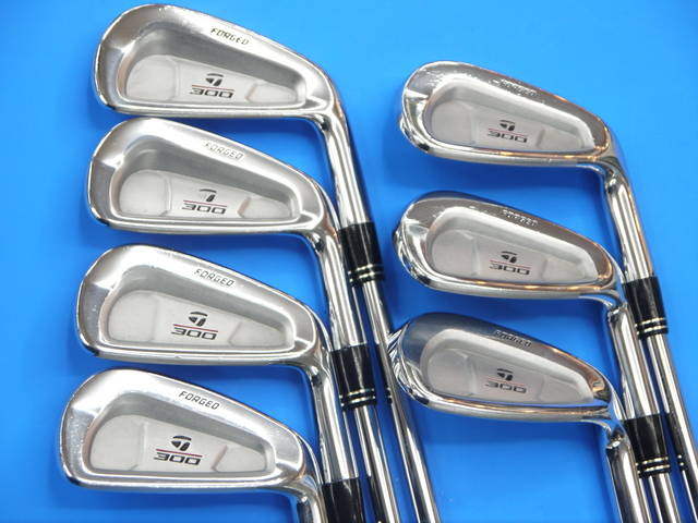 希少！ TaylorMade 300 FORGED アイアン ゴルフクラブセット TaylorMade 300 Forged Iron Set 4-9 Rifle 6.0 Stiff Flex