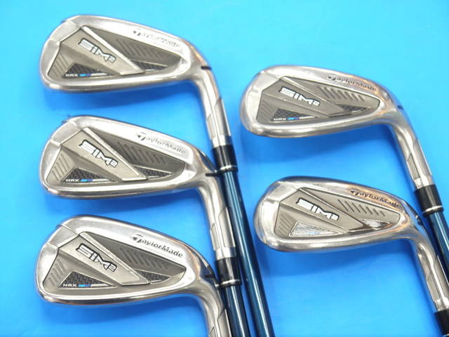 TaylorMade テーラーメイド 中古アイアンセット SIM2 MAX 5本の