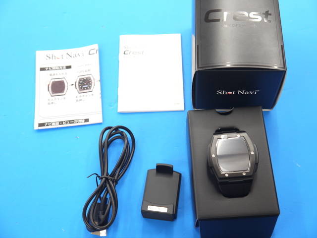 Shot Navi ショットナビ 中古距離測定器 Shot Navi Crest（Black×Black 