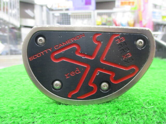 SCOTTY CAMERON スコッティキャメロン 中古パター RED X3 CHARCOAL ...