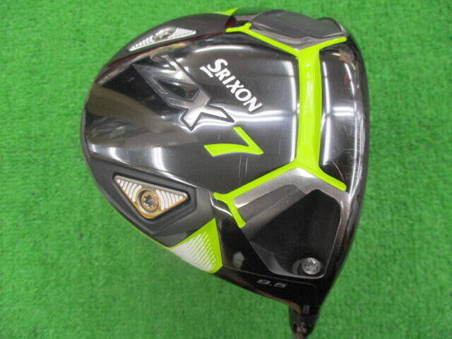 中古ゴルフ SRIXON ZX7 FITTING STORE限定 グリーン  9.5°の写真