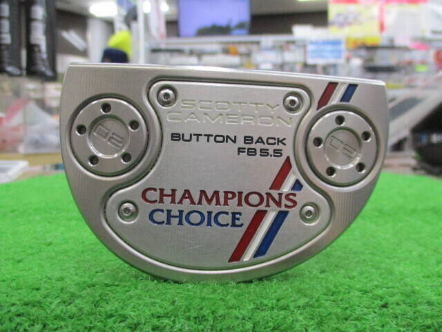中古ゴルフ CHAMPIONS CHOICE FLOWBACK 5.5 BUTTON BACKの写真