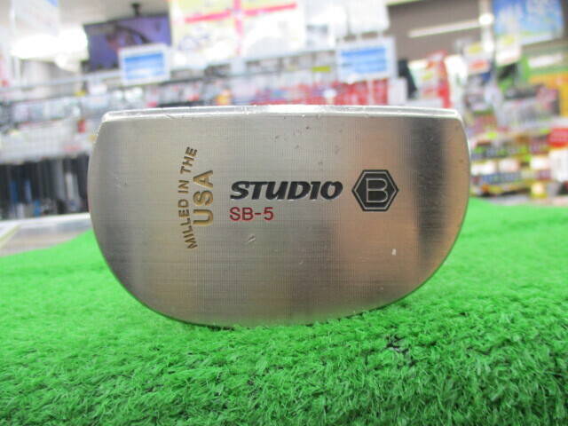 中古ゴルフ STUDIO SB-5 ホワイトニッケルフィニッシュの写真