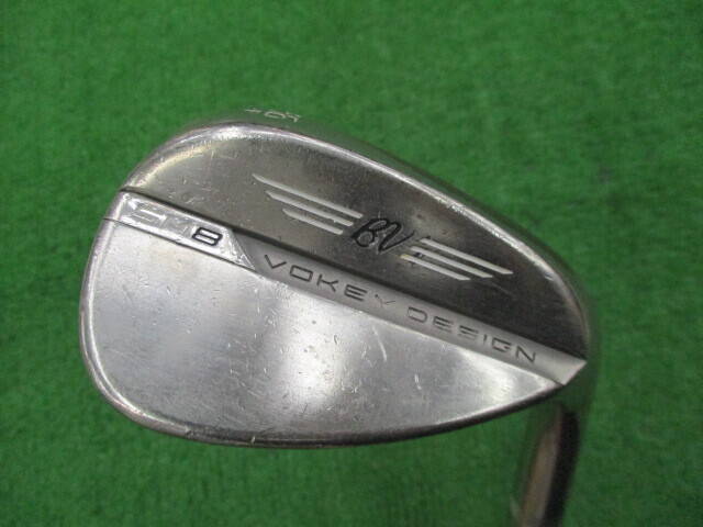 中古ゴルフ Vokey SM8 ブラッシュドスチール 56°-14Fの写真