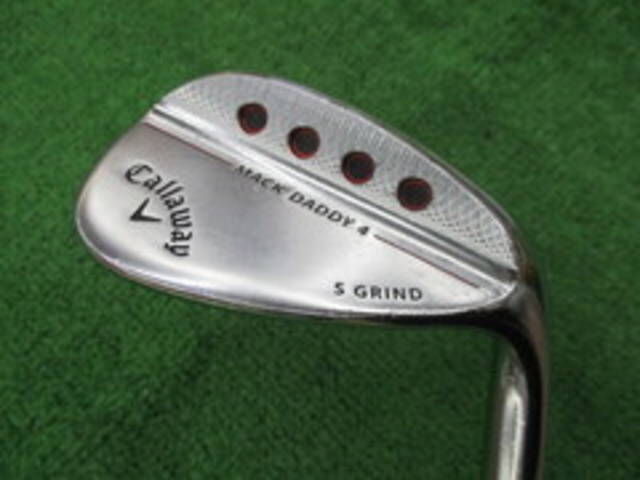 中古ゴルフ MACK DADDY 4 クロムメッキ S-GRIND 50゜-10
