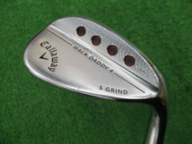 中古ゴルフ MACK DADDY 4 クロムメッキ S-GRIND 54゜-10