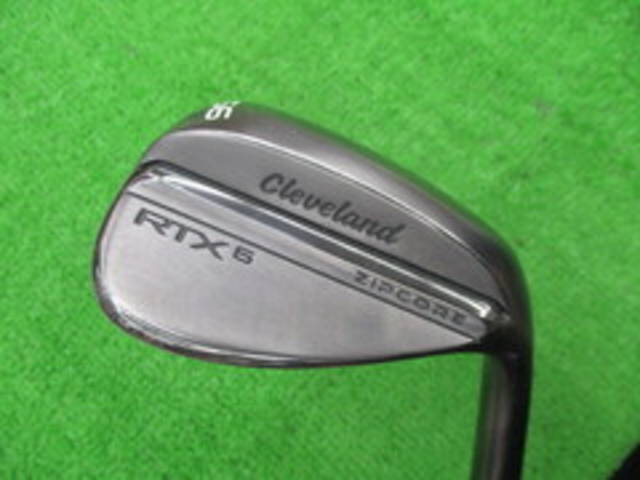 中古ゴルフ RTX6 ZIPCORE ブラックサテン 56°-10°MID