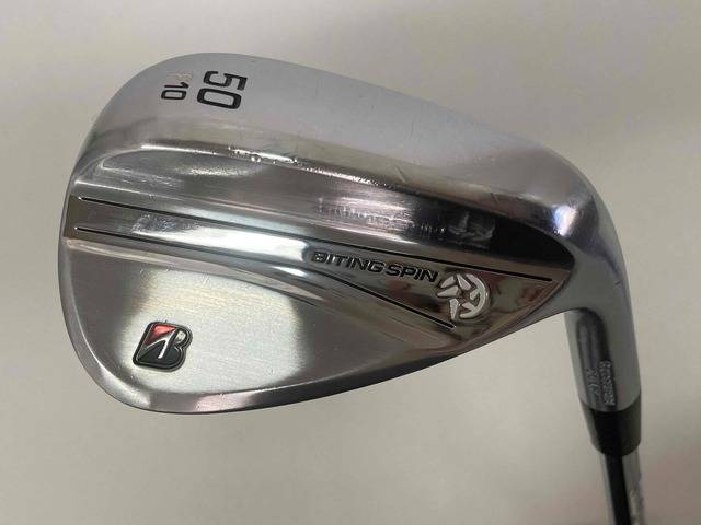 【美品】ブリヂストンゴルフ　ウェッジ　バイティングスピン　50/F10 楽天市場】ブリヂストンゴルフバイティング スピン ウェッジN.S.