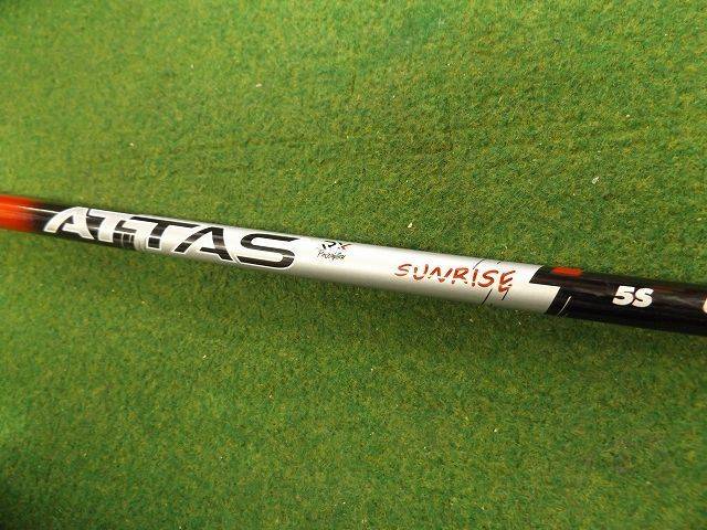 中古ゴルフ (Ｓ) ATTAS RX SUNRISE RED 5の写真