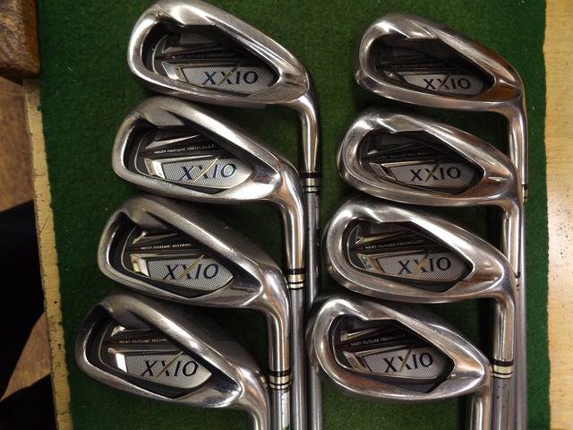 DUNLOP - 中古アイアンセット  XXIO(2012)グリーン　MP700 アイアンセット ダンロップ ゼクシオ7 セブン (XXIO 7) アイアン