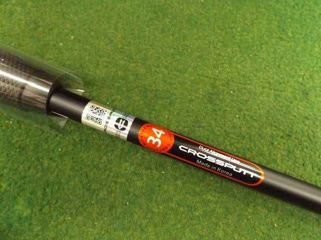 【中古】ゴルフ　パター　CROSSPUTT（クロスパット） ヘッドカバー付き CROSSPUTT クロスパット 中古パター CROSSPUTT RED BLACK LABEL