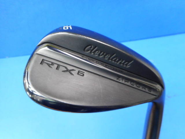 中古ゴルフ RTX6 ZIPCORE ブラックサテン 56°-8°LOW+の写真