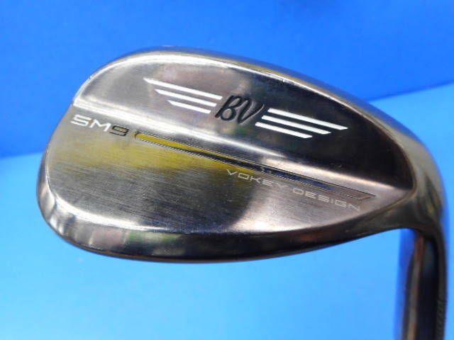 中古ゴルフ Vokey SM9 ブラッシュドスチール 60°-14Kの写真