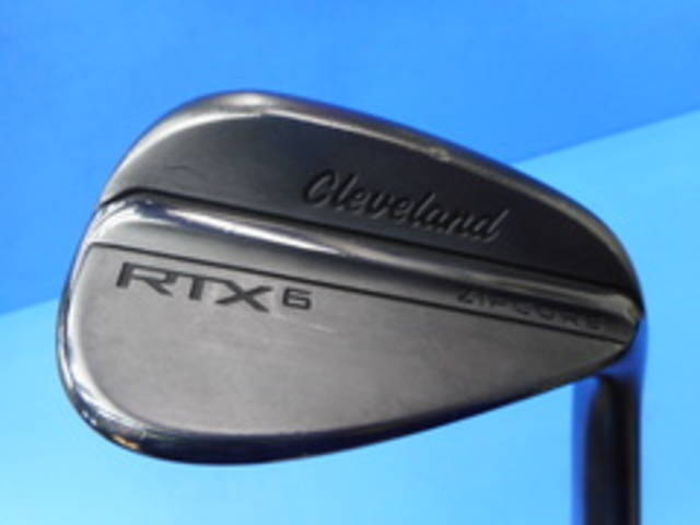 中古ゴルフ RTX6 ZIPCORE ブラックサテン 48°-10°MID