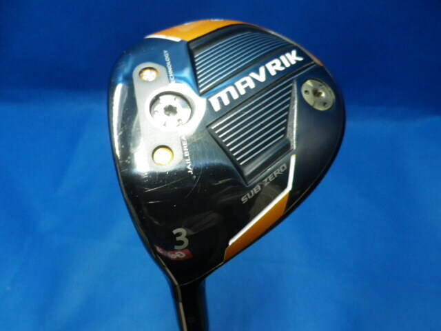 Callaway - Callway MAVRIK SUB ZERO FW ＃３【 日本仕様 15°】 Callaway Mavrik Sub Zero Triple Diamond 9 Degree Driver X