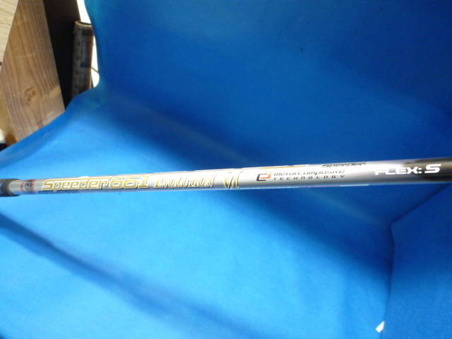 中古ゴルフ (Ｓ) SPEEDER 661 EVOLUTION VI (テーラーメイド用スリーブ)の写真