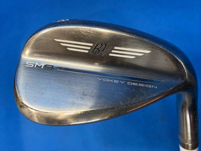 中古ゴルフ Vokey SM9 ブラッシュドスチール 58°-14Kの写真