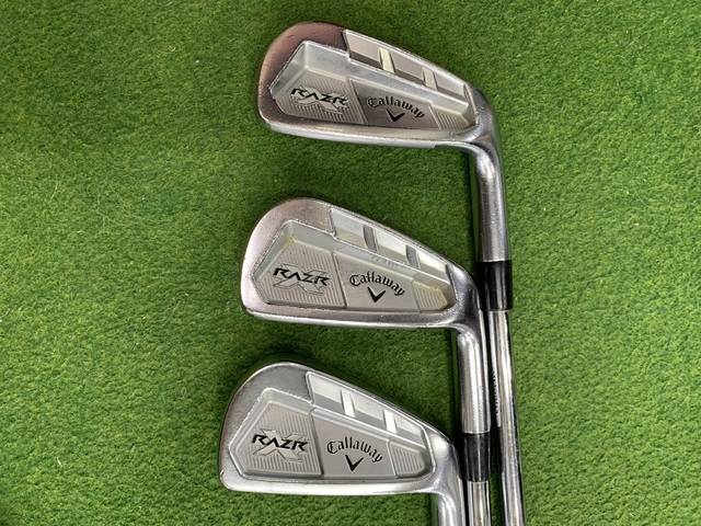 【別倉庫からの配送】 RAZR 中古アイアンセット キャロウェイ Callaway X 6本の FORGED クラブ